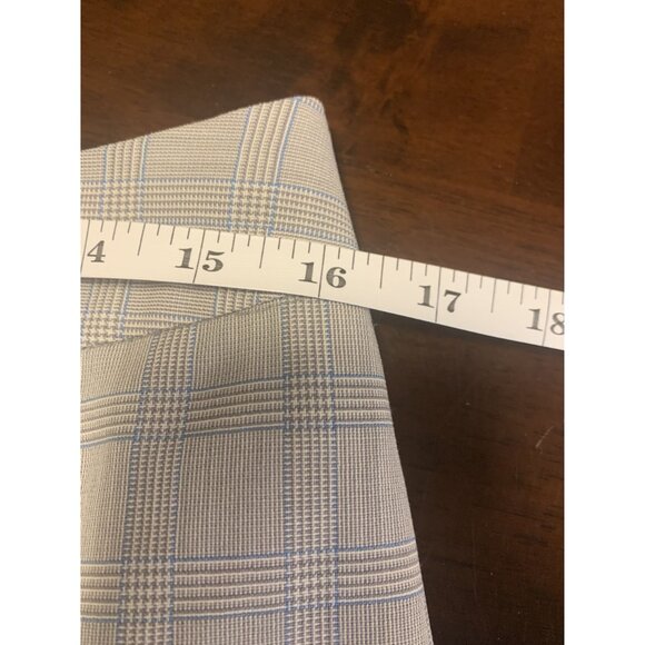 Pendleton Plaid Virgin Wool Chino Pants Size 12 Gray - Picture 6 of 9